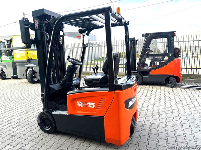 Stivuitor cu 3 roti DOOSAN B15T-7/2021y./ Lithium battery/New price