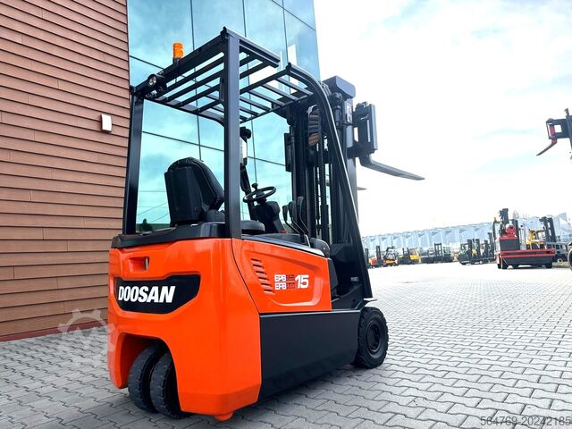 Stivuitor cu 3 roti DOOSAN B15T-7/2021y./ Lithium battery/New price