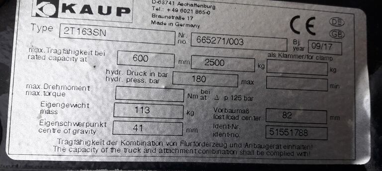 3-hjuls gaffeltruck Jungheinrich EFG 115