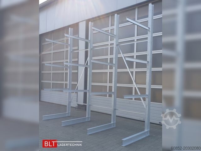 Ραφιέρα Cantilever ca. 4,02 lfm. Kragarmregal  H:400cm T: 137 cm , 500 kg/Arm , 4 Lagerebenen