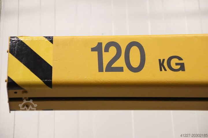 Transportabel søylesvingkran, utligger 1,80 m/120 kg VEB KHZ 250