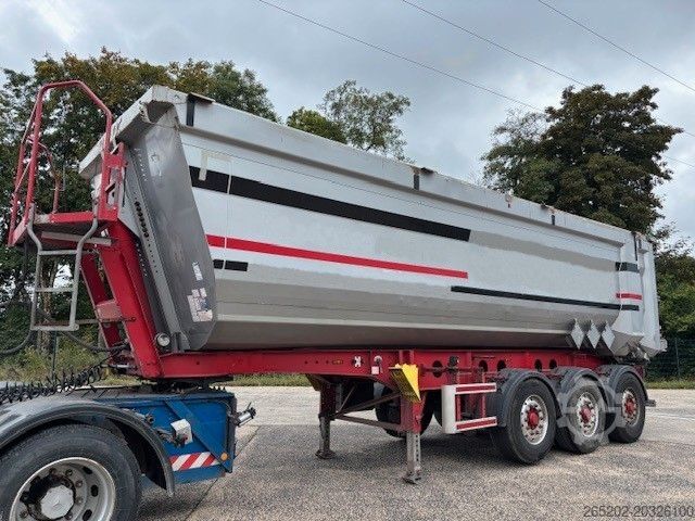 Tipper semitrailer KEMPF Stahlhalbschalenmulde, SKM 35/3 SR, 37 cbm