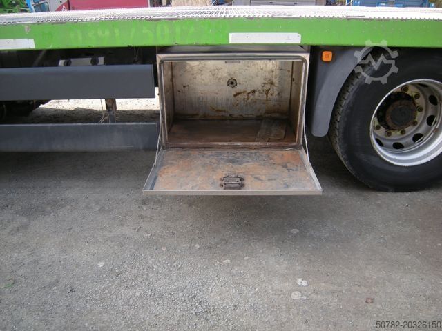 Truk derek MAN MAN 35.400, Zanner Plateau, Rampen, Winde