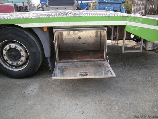 Truk derek MAN MAN 35.400, Zanner Plateau, Rampen, Winde