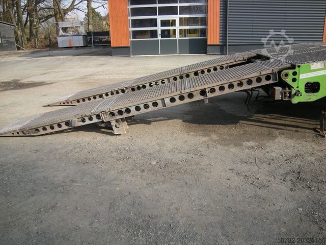 Truk derek MAN MAN 35.400, Zanner Plateau, Rampen, Winde