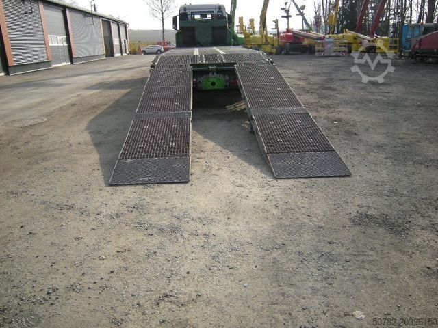 Truk derek MAN MAN 35.400, Zanner Plateau, Rampen, Winde