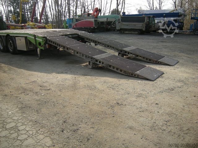Truk derek MAN MAN 35.400, Zanner Plateau, Rampen, Winde