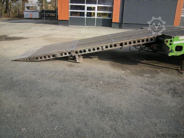 Truk derek MAN MAN 35.400, Zanner Plateau, Rampen, Winde