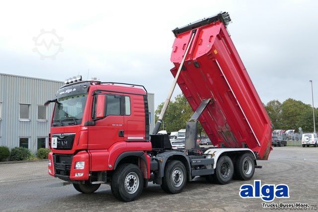 Camión volquete MAN 35.510 TGS BL 8x4, Meiller, 17m³,Schiebe-Verdeck