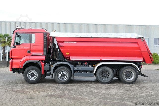 Xe ben MAN 35.510 TGS BL 8x4, Meiller, 17m³,Schiebe-Verdeck