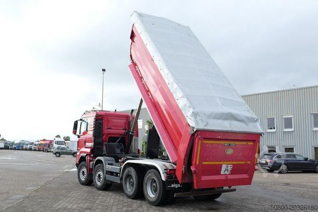 Kipper LKW MAN 35.510 TGS BL 8x4, Meiller, 17m³,Schiebe-Verdeck