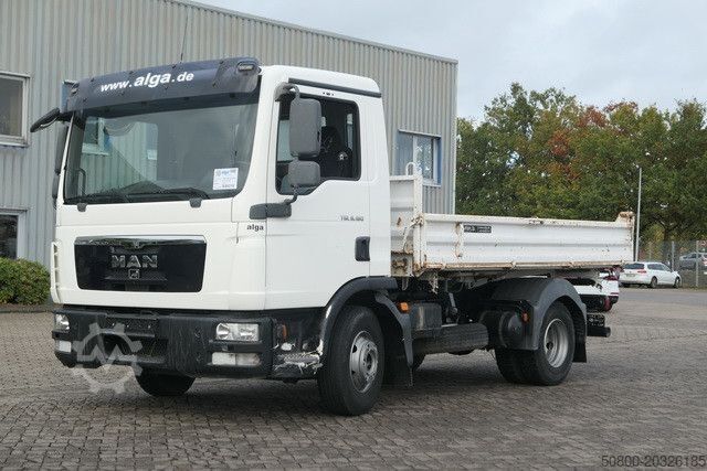 Φορτηγό ανατρεπόμενο βαν MAN 8.180 TGL BB 4x2, Meiller, 2x AHK, 3. Sitz