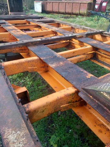 Vintage 4 axle low loader Müller Mitteltal 4 Achs Tieflader