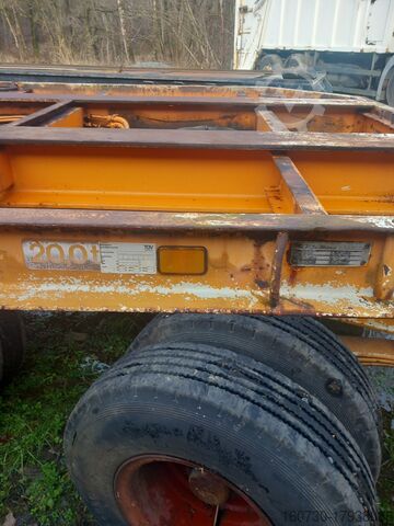 Vintage 4 axle low loader Müller Mitteltal 4 Achs Tieflader