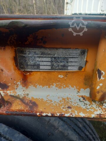 Vintage 4 axle low loader Müller Mitteltal 4 Achs Tieflader