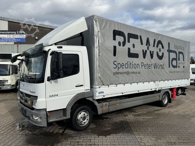 Flatbed truck with tarp MERCEDES-BENZ Atego 1224L *Pritsche Plane* LBW*