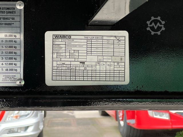 Niski poluprikolica  GVN 4GVN O4*ÜBERBREITE TAFEL*KOC*LIFT*PE