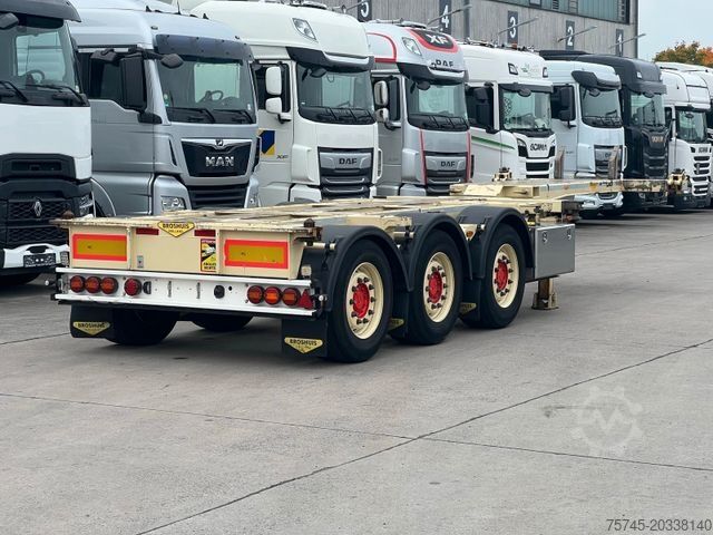 Hoán đổi thùng moóc bán rơ-moóc BROSHUIS MFCC * 45 FT * FRONT/HECKSCHUB * LIFT * SAF *