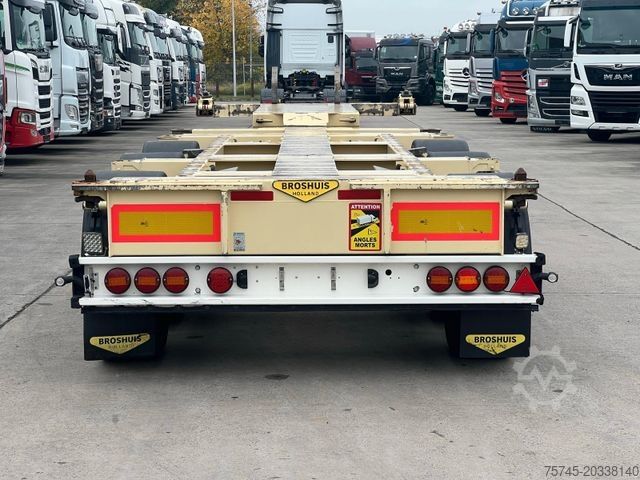 Hoán đổi thùng moóc bán rơ-moóc BROSHUIS MFCC * 45 FT * FRONT/HECKSCHUB * LIFT * SAF *