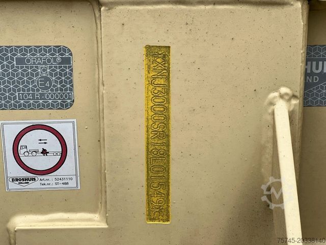 Hoán đổi thùng moóc bán rơ-moóc BROSHUIS MFCC * 45 FT * FRONT/HECKSCHUB * LIFT * SAF *