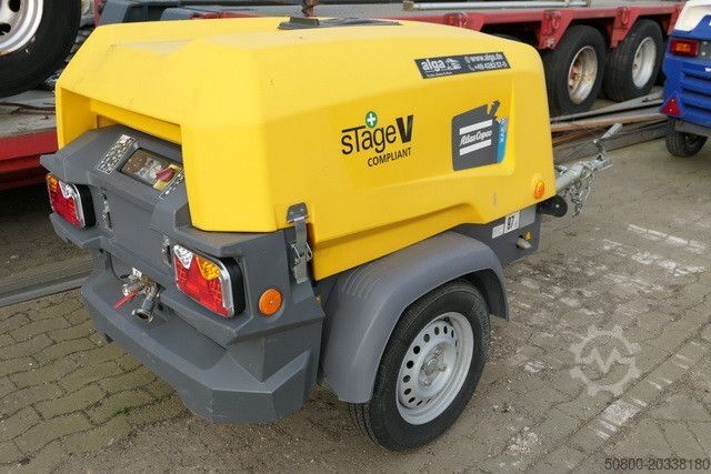Auto prikolica ATLAS Atlas-Copco XAS 38, Kompressor, 7bar, Kubota