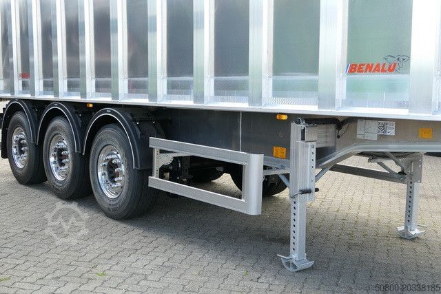 Sơ mi rơ moóc ben BENALU AGRILINER 95 H2200, Alu, 52m³, Alu-Chassis, SAF