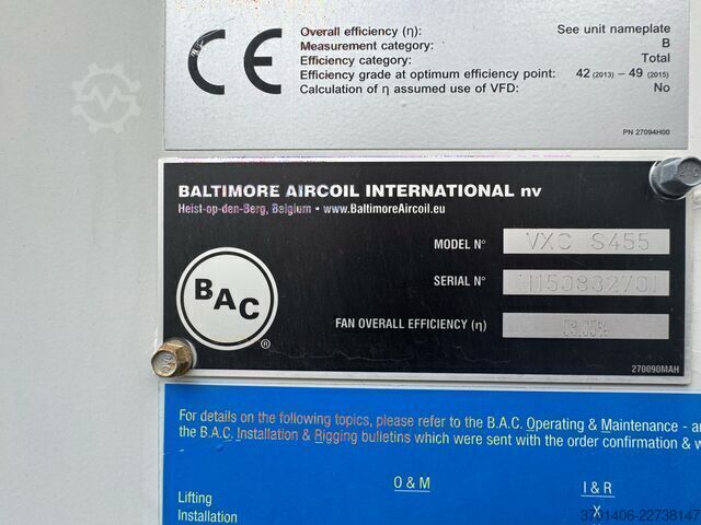 冷却塔 Baltimore Aircoil International (BAC) VXC S455