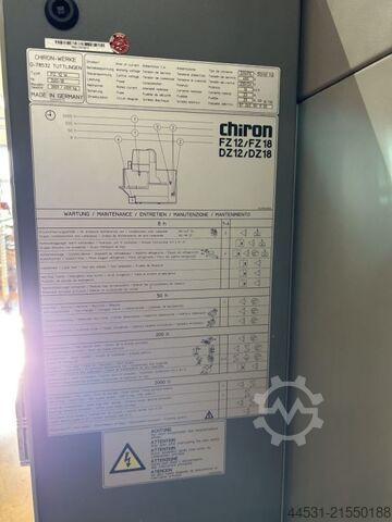 Centro di lavoro verticale Chiron FZ 12 W Magnum High Speed