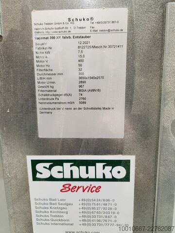 Mobile extraction system Schuko Vacomat 300 XP