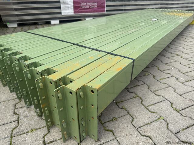 3.600 mm / Riel en K: 142 x 50 mm / Travesaño superior BITO PL38 Palettenregaltraverse Traverse Regal