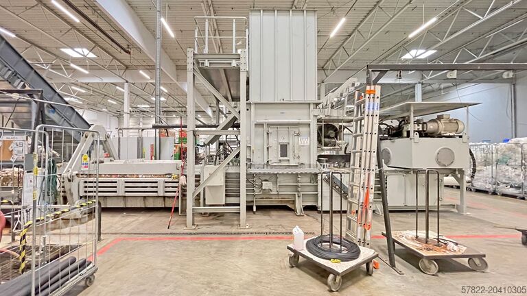 Kompletna balirka 88 t sa transportnom trakom i stanicama za žicu HSM GmbH + Co. KG VK 8818 FU