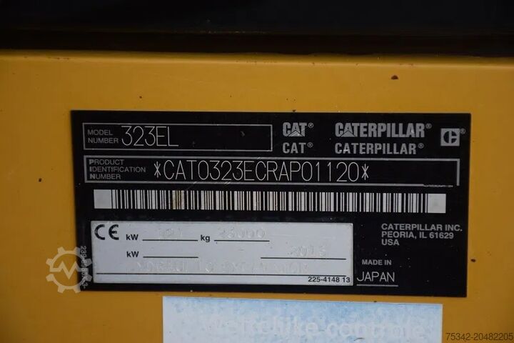 Raupenbagger Caterpillar 323E-stock id2