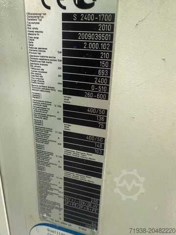 Makinë e derdhjes së injektimit Netstal SynErgy 2400-1700