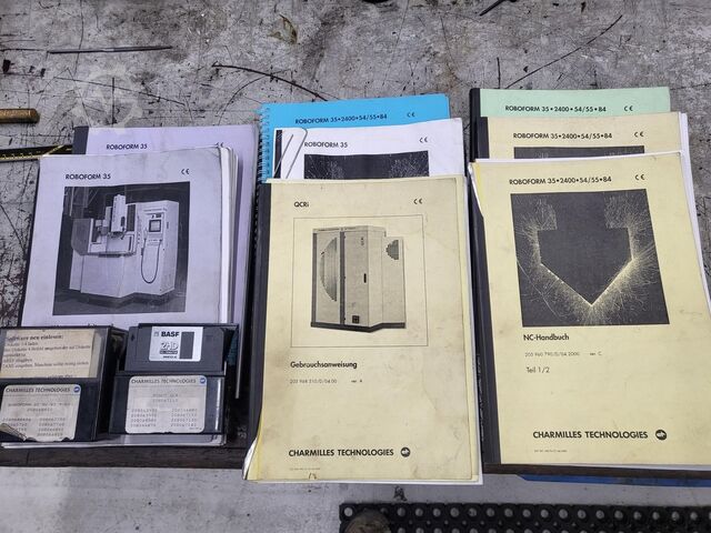 שחיקה בניצוץ אבץ CHARMILLES roboform 35 met robot QCRI