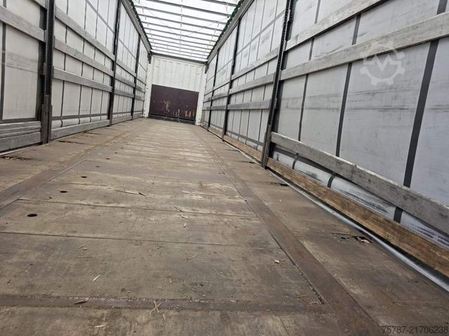 تریلر نیمه باز با چادر برزنتی KRONE Gardine Standard, Coiler, Lift, BPW Trommel