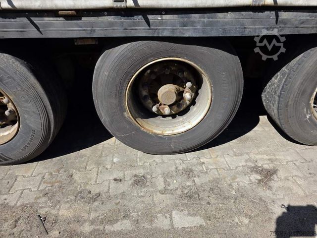 تریلر نیمه باز با چادر برزنتی KRONE Gardine Standard, Coiler, Lift, BPW Trommel