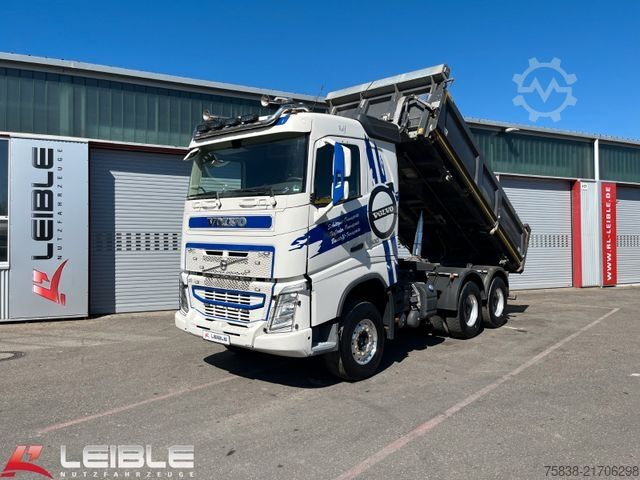 Tipper truck VOLVO FH 500 6x4 *Dautel*Bordmatik*Rollverdeck