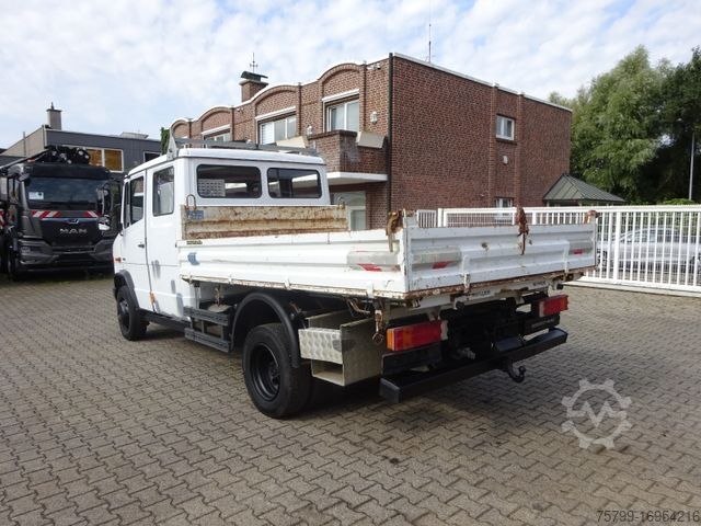 Trostrani kiper kombi MERCEDES-BENZ 816D Doppelkabine MEILLER 3Skipper