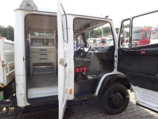 Trostrani kiper kombi MERCEDES-BENZ 816D Doppelkabine MEILLER 3Skipper