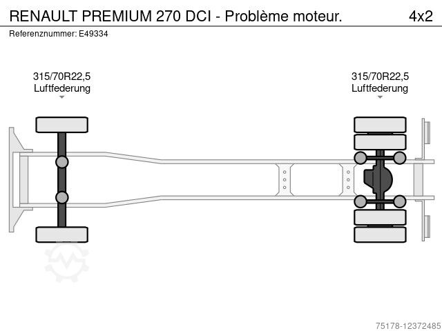 Renault PREMIUM 270 DCI Problème de moteur.
