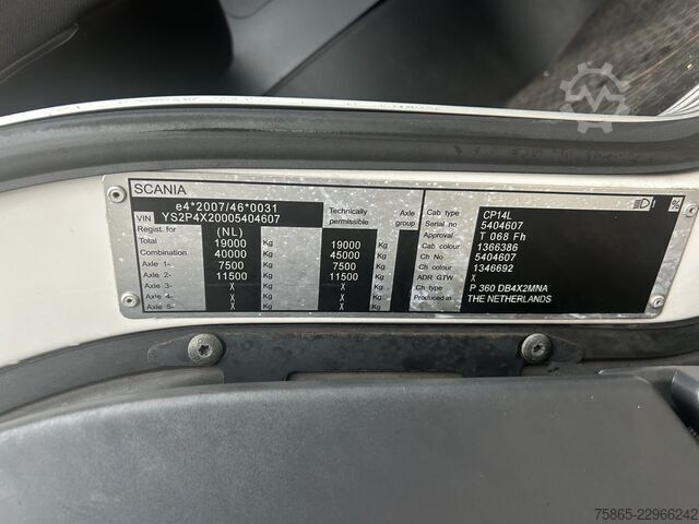 Μεταφορά σε ψύξη/κατάψυξη Scania P360 / 715 dkm / Reefer -50 gr DuoTemp / Frigo ...