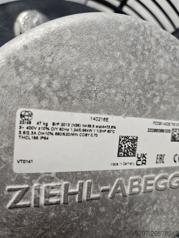Axial fan blowers NEW! Axial fan Ziehl Abegg  Ø  910mm 29000m3/h FC091-ADS.7M.V7  3pcs