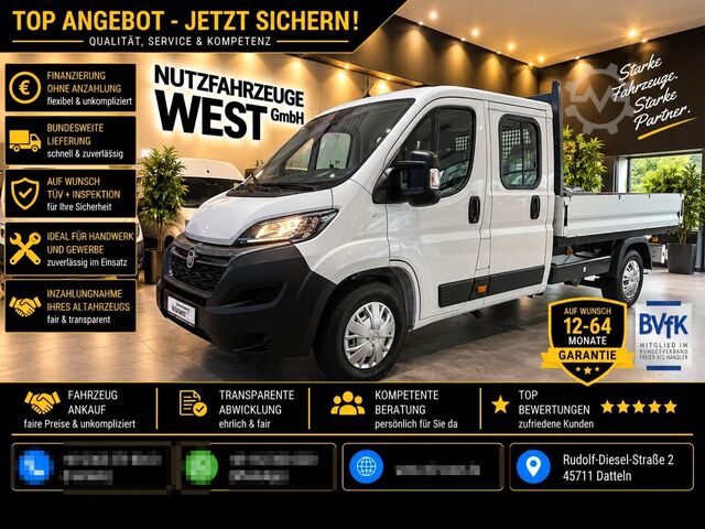 Pick-up van Citroën Jumper Doka Pritsche 7-Sitzer*AHK*Garantie