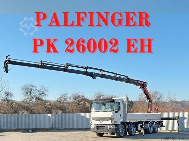 رافعة مثبتة على شاحنة RENAULT Premium 430 DXI * PRITSCHE 7,40m *PK 26002 EH