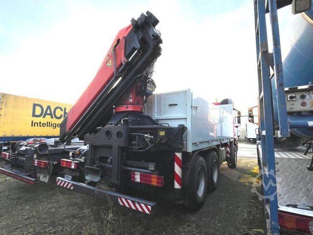 کامیون مسطح MERCEDES-BENZ Actros 2640 6x4 Pritsche Heckkran PK 27.000 Kran