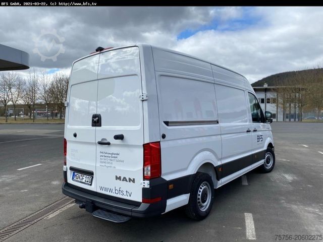 Korotettu pakettiauto MAN TGE 3.180 4x2 F SB Frontantrieb/ 3 Sitzer, Autom