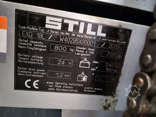 Palleløftere Still EXD 18 L Lithium