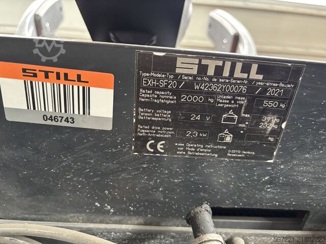 Electric Pallet Trucks Still EXH-SF20