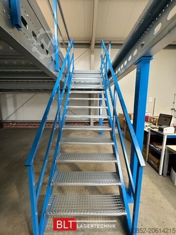 Plattform för lagring 5x15m Lagerbühne , Belastung : 500kg/qm Unterkante: 3m ,ca. 75qm , Systembühne