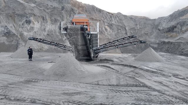 מפעל ריסוק Polygonmach PTS155   1500x5000mm  3 decks  track screen